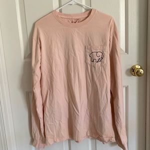 Ivory Ella Light Orange Longe Sleeve Tee